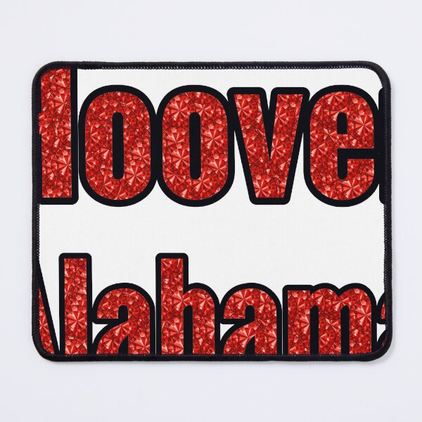 Item preview, Hoover Alabama City Name With Red Rhinestone designed and sold by TheIconSmith.