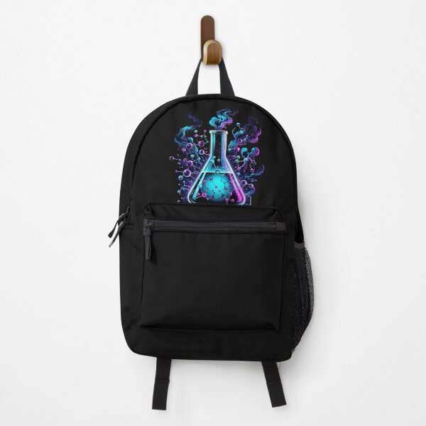 Item preview, Neon Dark Fantasy Chemistry Flask | Edgy Science Art designed and sold by MouradStudio.