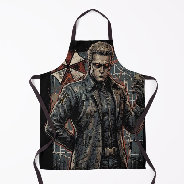 Item preview, Wesker RE Black Leather Coat Red Eyes Betrayal Portrait designed and sold by Senpaiwaves.