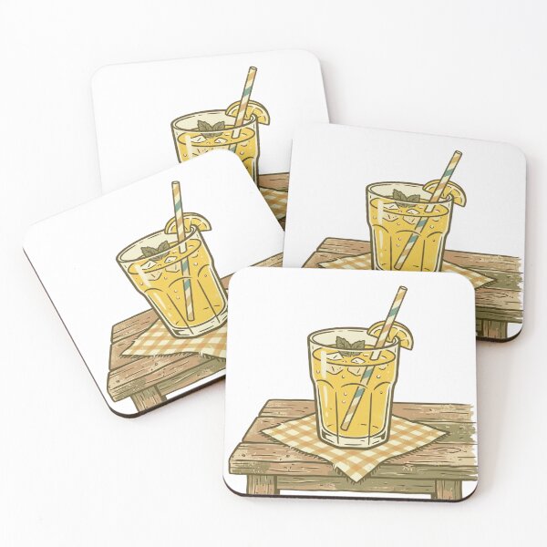 Item preview, Vintage Lemonade Glass on Rustic Table  designed and sold by urbinet.