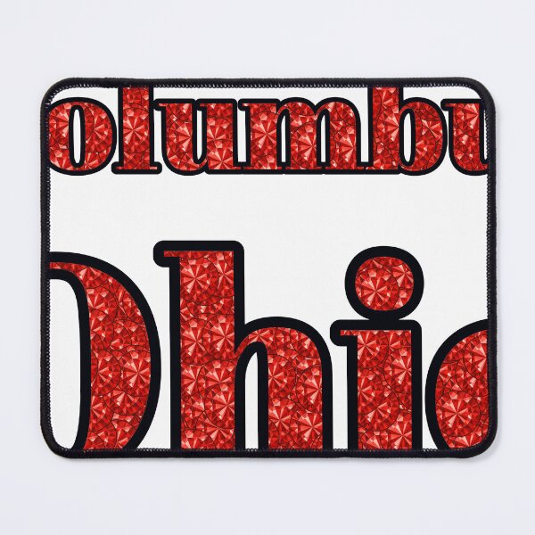 Item preview, Columbus Ohio City Name With Red Rhinestone designed and sold by TheIconSmith.