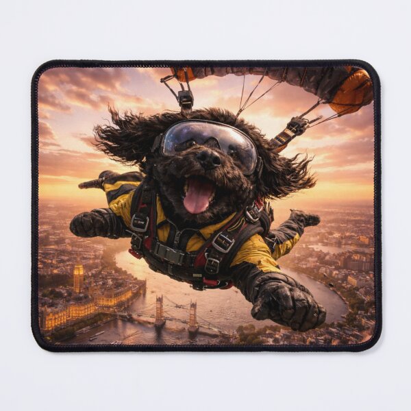 Item preview, Cockapoo Skydiving Over Tower Bridge London designed and sold by Cockapoo Society.