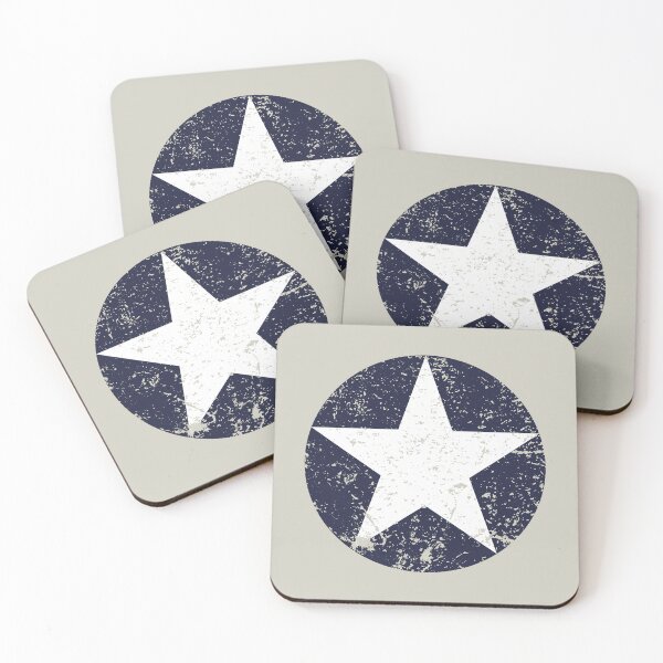 Item preview, USA Roundel / Insignia - Worn / Eroded / Aged / Grunge (Small) designed and sold by STUDIO-72.