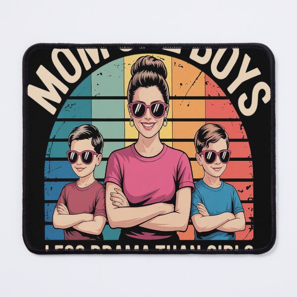 Item preview, Mom Of 2 Boys Less Drama Than Girls But Harder To designed and sold by CottonCandyPrin.