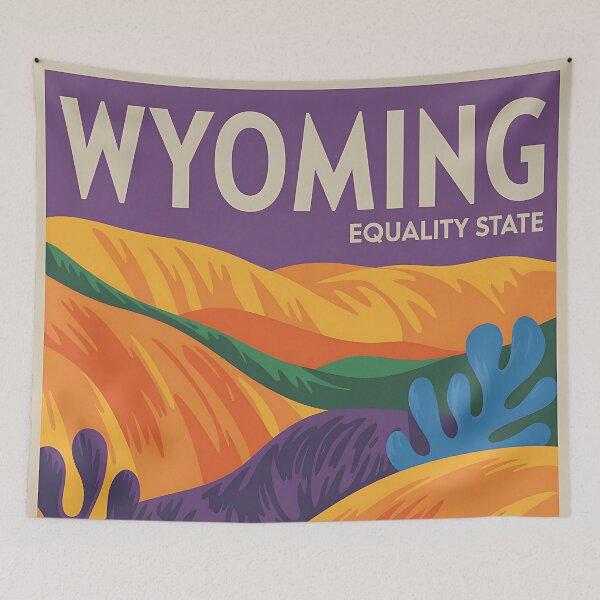 Item preview, Wyoming - Travel Poster - USA designed and sold by PrintableTravel.