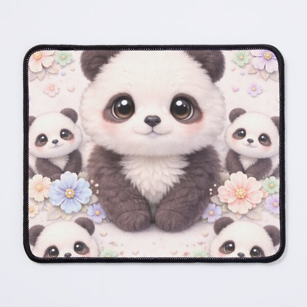 Item preview, Cute Pastel Panda Aesthetic Phone Case | Kawaii Panda Floral Pattern | Adorable Panda Design designed and sold by StickerMoodLab.