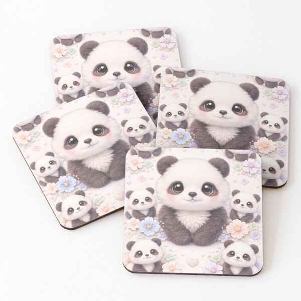 Item preview, Cute Pastel Panda Aesthetic Phone Case | Kawaii Panda Floral Pattern | Adorable Panda Design designed and sold by StickerMoodLab.
