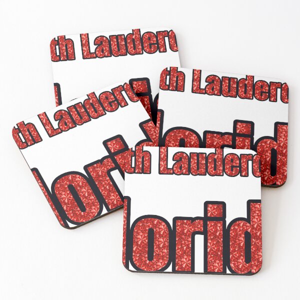 Item preview, North Lauderdale Florida City Name With Red Rhinestone designed and sold by TheIconSmith.