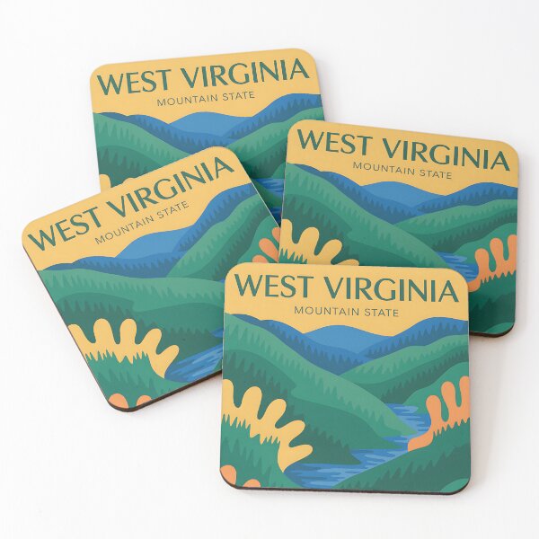 Item preview, West Virginia - Travel Poster - USA designed and sold by PrintableTravel.