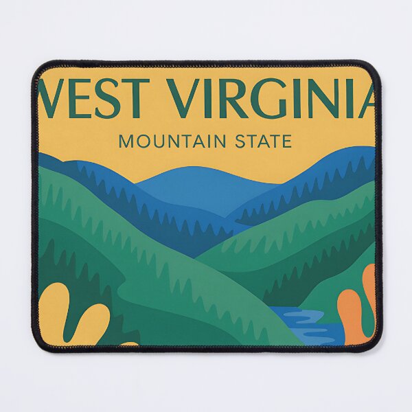 Item preview, West Virginia - Travel Poster - USA designed and sold by PrintableTravel.