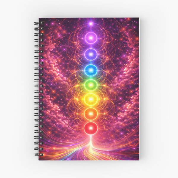Item preview, 12 The Alignment of the Seven Lights – Chakra Sacred Geometry Cosmic Energy Meditation Art designed and sold by Dominik1994.