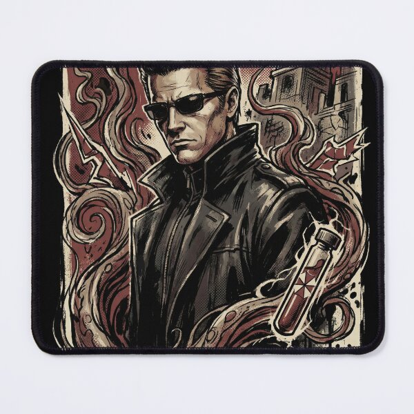 Item preview, Albert Wesker Resident Evil Umbrella Traitor Villain Art designed and sold by Senpaiwaves.