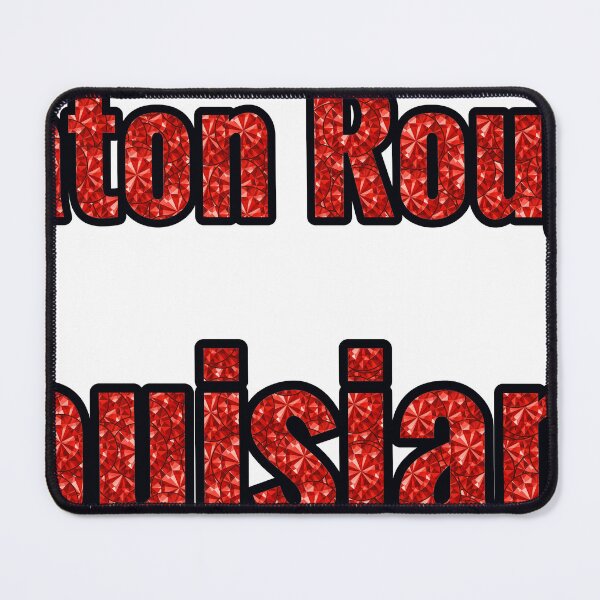 Item preview, Baton Rouge Louisiana City Name With Red Rhinestone designed and sold by TheIconSmith.