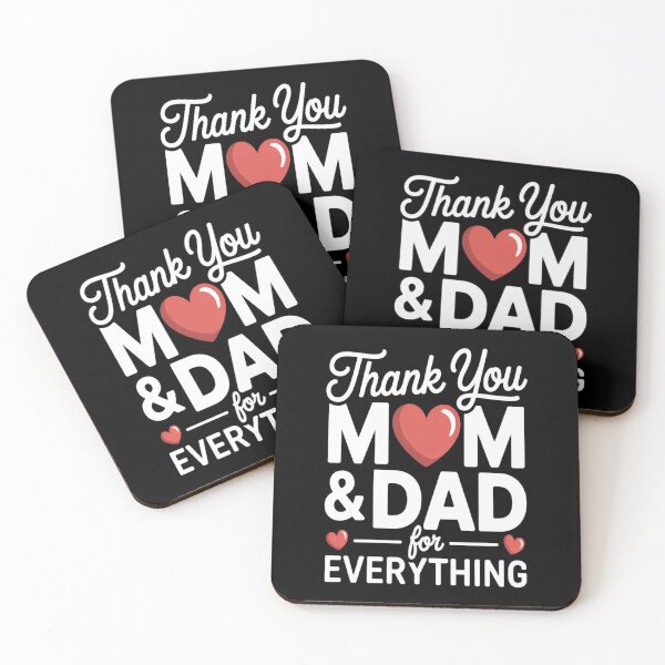 Item preview, Parents' Day - Thank You Mom And Dad For Everything designed and sold by CottonCandyPrin.