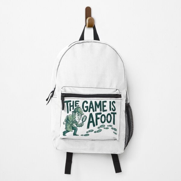 Item preview, The Game Is Afoot Sherlock Holmes Detective Quote designed and sold by Fenay Designs.