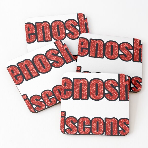Item preview, Kenosha Wisconsin City Name With Red Rhinestone designed and sold by TheIconSmith.