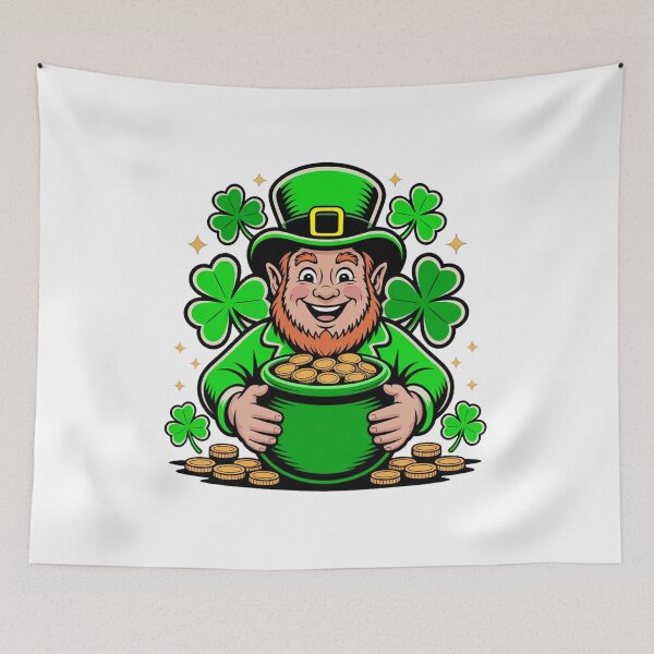 Item preview, Lucky Leprechaun Vintage – St. Patrick’s Day Retro Design designed and sold by YounexxART.