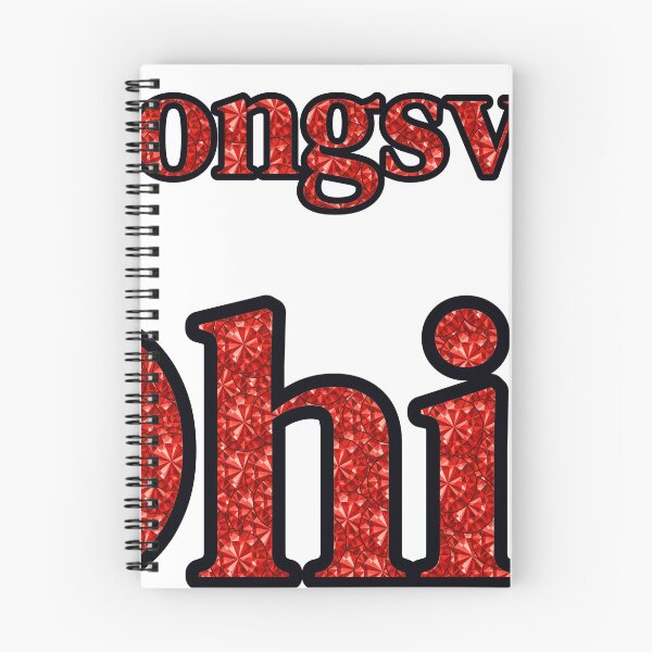 Item preview, Strongsville Ohio City Name With Red Rhinestone designed and sold by TheIconSmith.