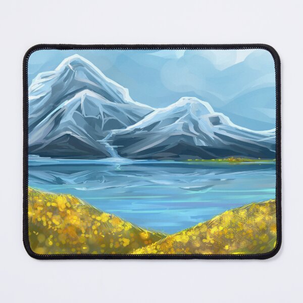 Item preview, Alpine lake in spring designed and sold by varjopihlaja.