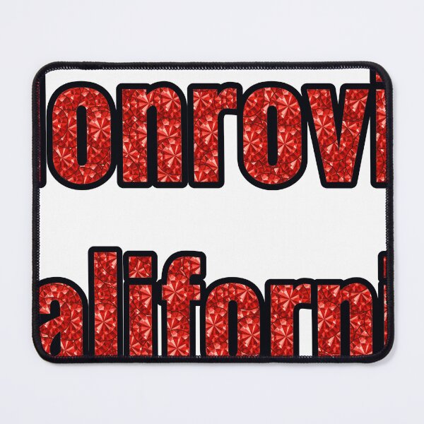 Item preview, Monrovia California City Name With Red Rhinestone designed and sold by TheIconSmith.