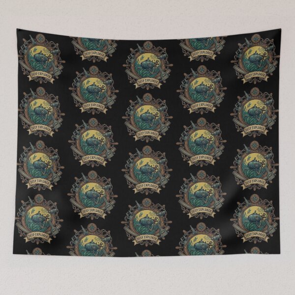 Item preview, Deep Explorer – Nautical Adventure Emblem designed and sold by Dogandesighn.