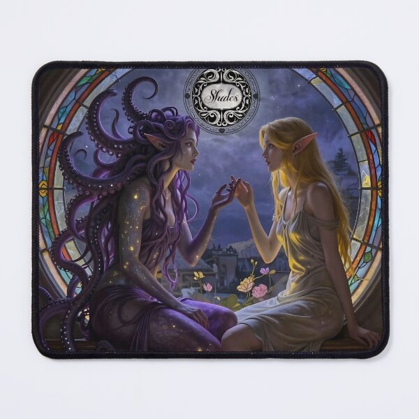 Item preview, The sea nymphette and the elf - unconventional yet beautiful designed and sold by ShaDeS-AI-Art.