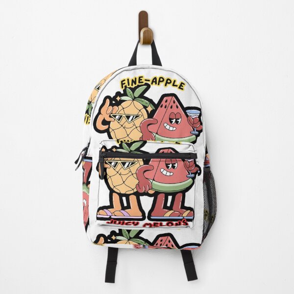 Item preview, "Fine-Apple & Juicy Melons Besties – Tropical Pun Duo Tee/Sticker" designed and sold by The-Melon-Cart.