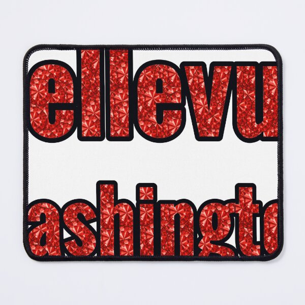 Item preview, Bellevue Washington City Name With Red Rhinestone designed and sold by TheIconSmith.