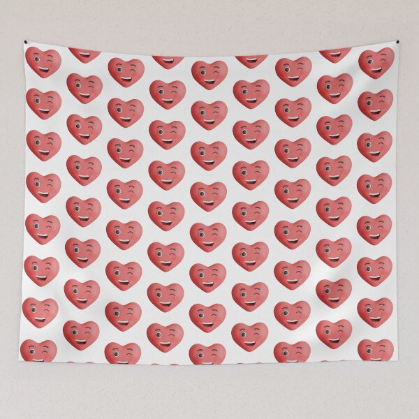 Item preview, Heart shape emoji with blinking expression designed and sold by GulArt.