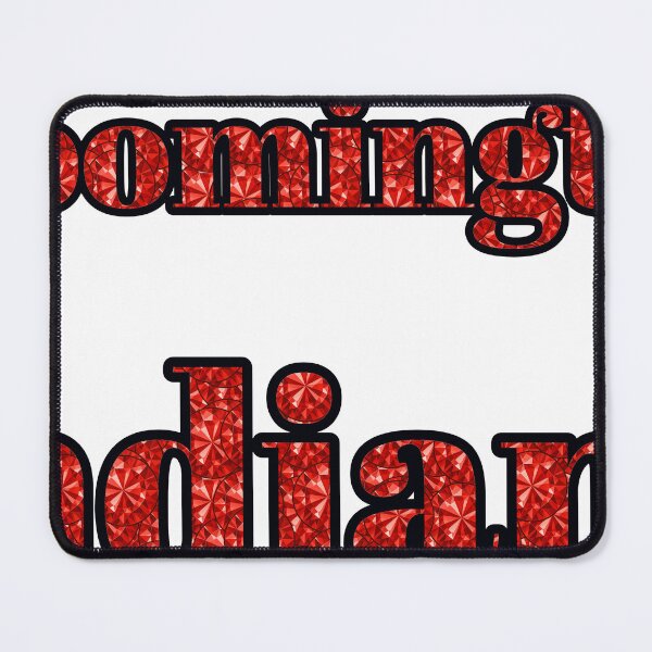 Item preview, Bloomington Indiana City Name With Red Rhinestone designed and sold by TheIconSmith.