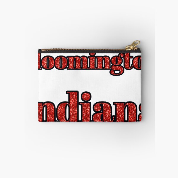 Item preview, Bloomington Indiana City Name With Red Rhinestone designed and sold by TheIconSmith.