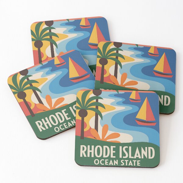 Item preview, Rhode Island - Travel Poster - USA designed and sold by PrintableTravel.
