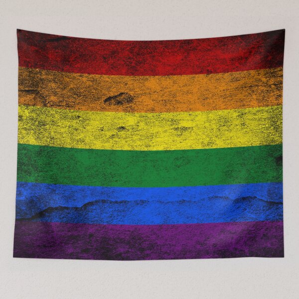 Item preview, LGBT flag | Grunge style designed and sold by Dani Weber.