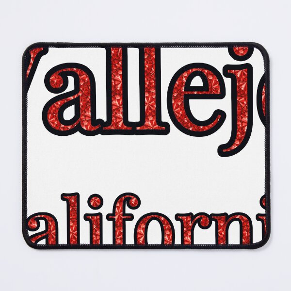 Item preview, Vallejo California City Name With Red Rhinestone designed and sold by TheIconSmith.