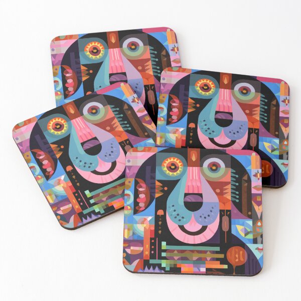 Item preview, Abstract Geometric Labrador retriever Design designed and sold by lautir.