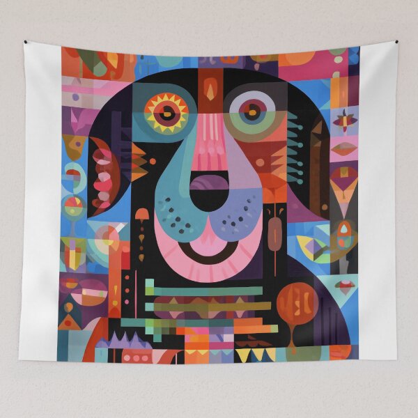 Item preview, Abstract Geometric Labrador retriever Design designed and sold by lautir.