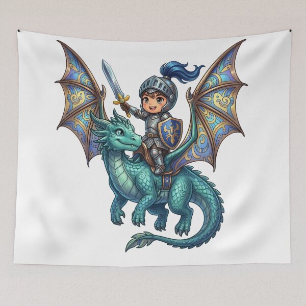 Item preview, The Knight and the Dragon designed and sold by PP&RAINBOW SHOP.