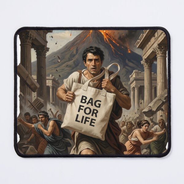 Item preview, Funny Dark Humour Parody. Bag For Life. designed and sold by Shoot-The-Moon.