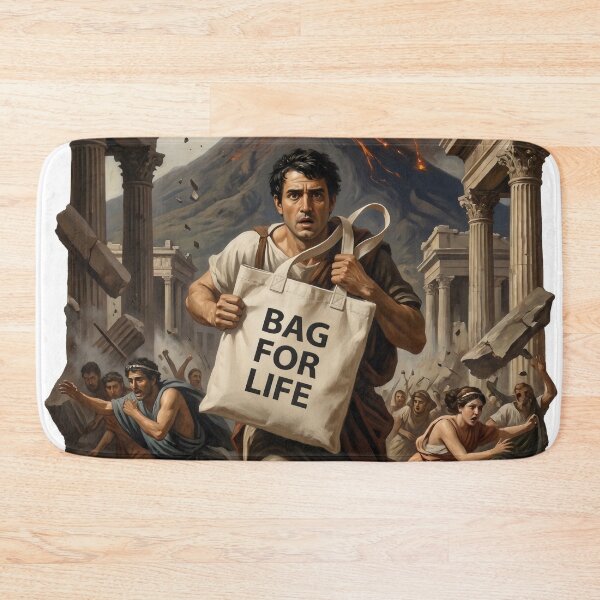 Item preview, Funny Dark Humour Parody. Bag For Life. designed and sold by Shoot-The-Moon.