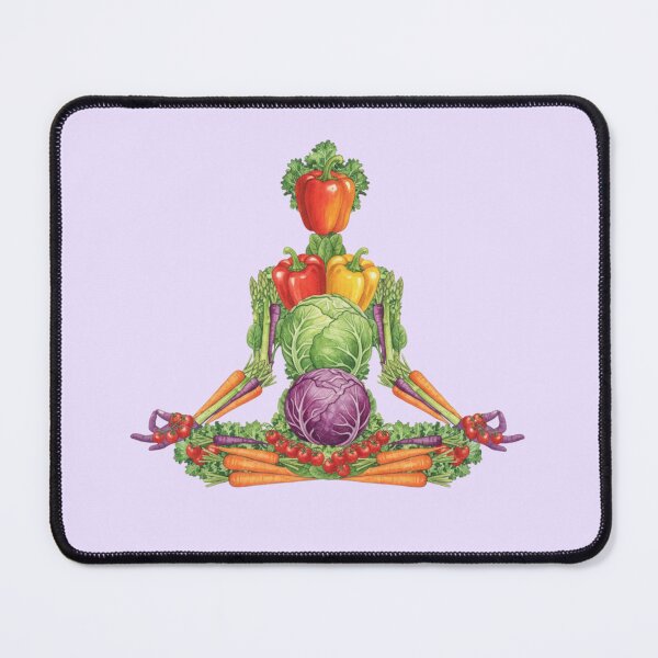 Item preview, Vegetable Meditation Pose Botanical Illustration designed and sold by Teenidesign .