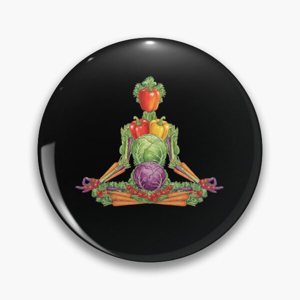Item preview, Vegetable Meditation Pose Botanical Illustration designed and sold by Teenidesign .