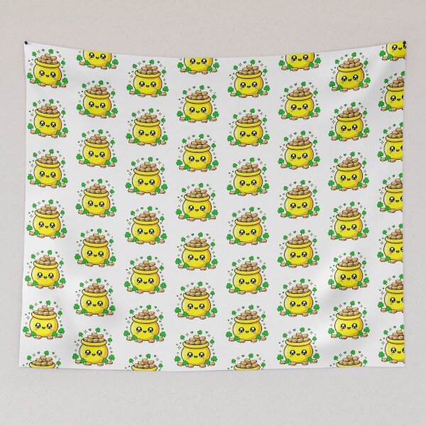 Item preview, Happy Lucky Pot of Gold Cartoon designed and sold by YounexxART.