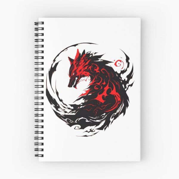 Item preview, Shadow Flame Wolf – Red Tribal Wolf Spirit Circle Dark Fantasy Animal Design designed and sold by Dyan4.