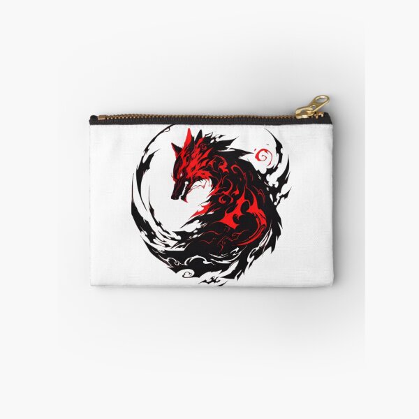 Item preview, Shadow Flame Wolf – Red Tribal Wolf Spirit Circle Dark Fantasy Animal Design designed and sold by Dyan4.