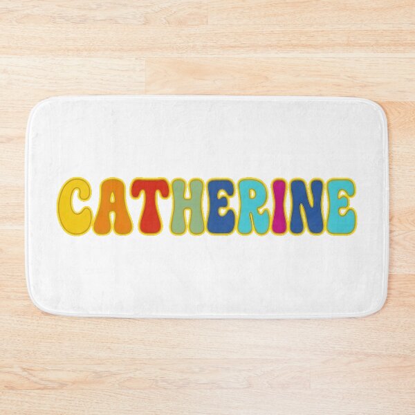 Item preview, ❤️ Catherine Personalized Name Wavy Retro Shirt, Coffee Mug, Sticker Gift designed and sold by HelixPedia.