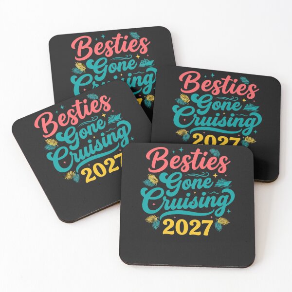 Item preview, Besties Gone Cruising 2027 T-Shirt, Girls Cruise Trip Gift, Best Friends Vacation Graphic Tee designed and sold by HB ART.