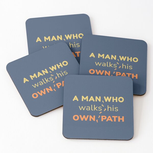 Item preview, A Man Who Walks His Own Path designed and sold by heyyoyeah63.