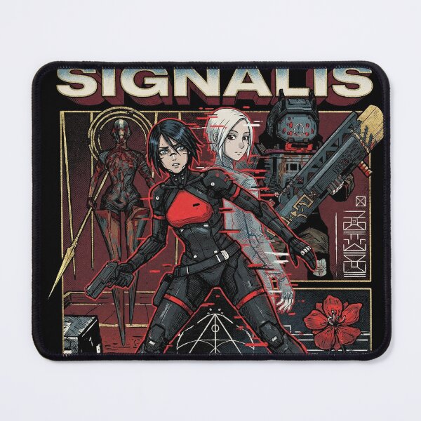 Item preview, Signalis Elster Ariane Cosmic Void Red Eyes Vaporwave Portrait designed and sold by Senpaiwaves.