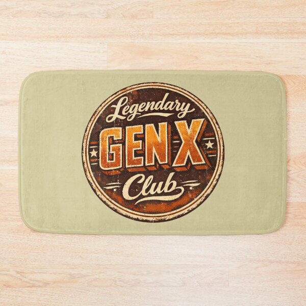 Item preview, Legendary Gen X Club Vintage Retro Badge designed and sold by PrintandJoy.