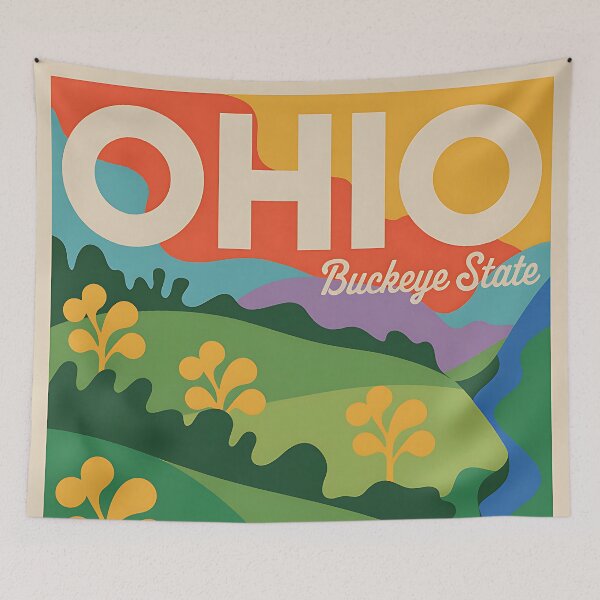 Item preview, Ohio - Travel Poster - USA designed and sold by PrintableTravel.